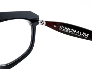 Kuboraum Maske J8 Unisex Black Squared Eyeglasses