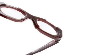 Kuboraum Maske K62 Unisex Red Oval Eyeglasses