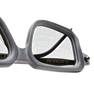 Kuboraum Maske P23 Sun Unisex Black Rectangle Sunglasses