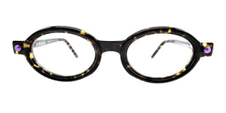 Kuboraum Maske P6 Unisex Havana Oval Eyeglasses