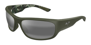 Maui Jim Ma'ukele Mj0682s Men Green Squared Sunglasses