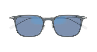 Montblanc MB0100S men Grey Squared Sunglasses