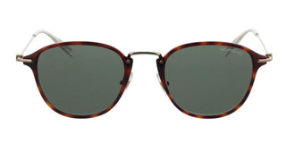 Montblanc MB0155S men Havana Geometric Sunglasses