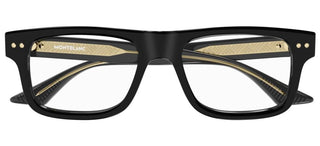 Montblanc MB0289O men Black Squared Eyeglasses