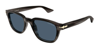 Montblanc MB0302S men Havana Squared Sunglasses