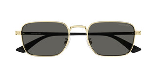 Montblanc MB0339S men Gold Squared Sunglasses