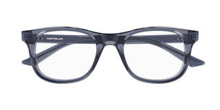 Montblanc MB0385O men Grey Squared Eyeglasses
