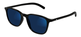 Montblanc MB0386S men Black Round Sunglasses