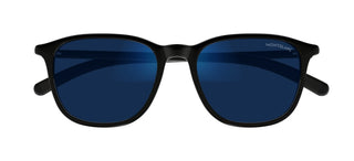 Montblanc MB0386S men Black Round Sunglasses
