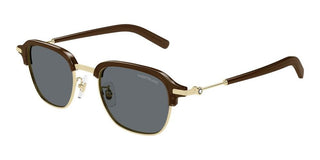 Montblanc MB0390S men Black Squared Sunglasses