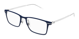 Montblanc MB0396ON men Blue Squared Eyeglasses