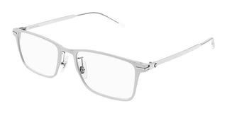 Montblanc MB0396ON men Silver Squared Eyeglasses