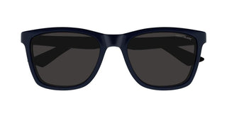 Montblanc Mb0399s Men Blue Squared Sunglasses