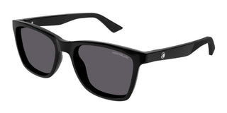 Montblanc MB0399S men Black Squared Sunglasses