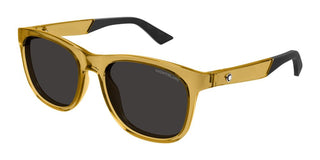 Montblanc Mb0400s Men Yellow Squared Sunglasses