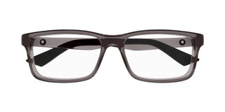 Montblanc MB0402O men Grey Squared Eyeglasses