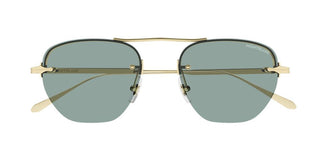 Montblanc MB0404S men Gold Round Sunglasses