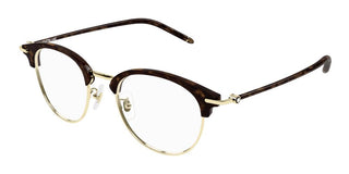 Montblanc MB0408O men Gold Pantos Eyeglasses