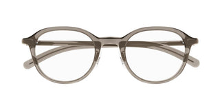 Montblanc MB0419OJ men Brown Round Eyeglasses