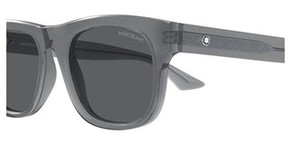 Montblanc MB0421S men Grey Squared Sunglasses