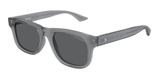 Montblanc MB0421S men Grey Squared Sunglasses