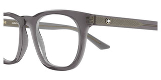 Montblanc MB0422O men Grey Squared Eyeglasses