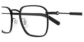 Montblanc MB0424O men Black Squared Eyeglasses