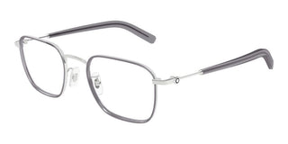 Montblanc MB0424O men Silver Squared Eyeglasses