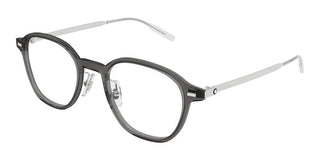 Montblanc MB0427O men Grey Round Eyeglasses