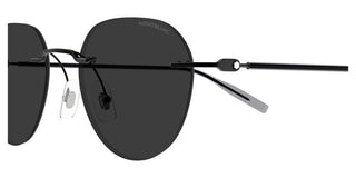 Montblanc MB0428S men Black Round Sunglasses