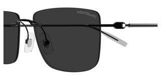 Montblanc MB0429S men Black Squared Sunglasses