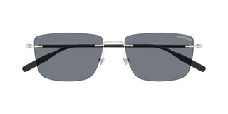 Montblanc MB0429S men Silver Squared Sunglasses