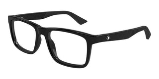 Montblanc MB0434O men Black Rectangle Eyeglasses