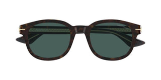 Montblanc MB0435S men Havana Round Sunglasses