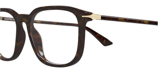 Montblanc MB0438O men Havana Squared Eyeglasses
