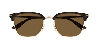 Montblanc Mb0439sa Men Havana Squared Sunglasses