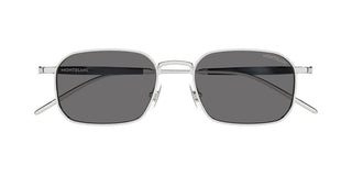 Montblanc MB0441S men Silver Squared Sunglasses