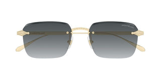 Montblanc MB0456S men Gold Squared Sunglasses