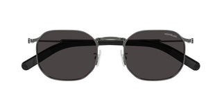 Montblanc MB0459S men Ruthenium Geometric Sunglasses