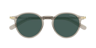 Montblanc MB0461S men Brown Round Sunglasses