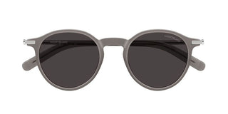Montblanc MB0461S men Grey Round Sunglasses