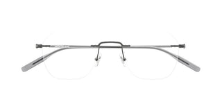 Montblanc MB0471O men Ruthenium Round Eyeglasses