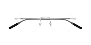 Montblanc MB0471O men Silver Round Eyeglasses