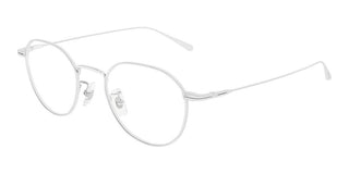 Montblanc MB0476OA men Silver Round Eyeglasses