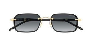 Montblanc MB0483S men Black Rectangle Sunglasses