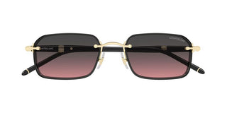 Montblanc MB0483S men Black Rectangle Sunglasses