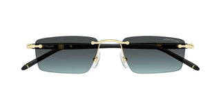 Montblanc MB0484S men Gold Squared Sunglasses