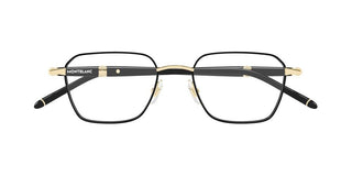 Montblanc MB0485O men Black Squared Eyeglasses
