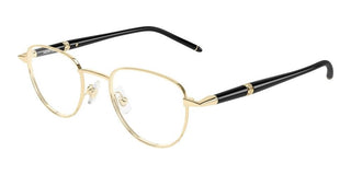 Montblanc MB0486O men Gold Round Eyeglasses