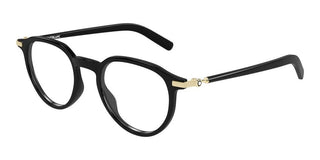 Montblanc MB0495O men Black Round Eyeglasses